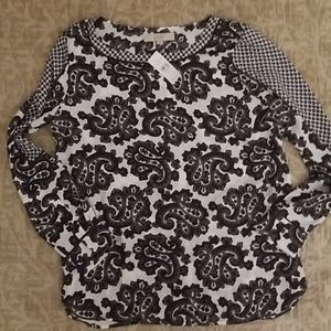 LOFT paisley blouse